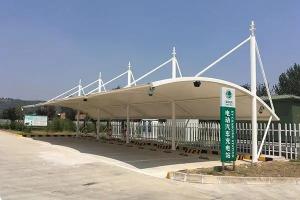 义马市膜结构停车棚